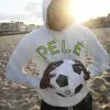 NEW ARRIVALS Pelé Brasil #10 Ivory Pullover Hoody