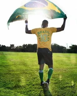 NEW ARRIVALS Pelé Brasil #10 Yellow Tee
