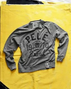 Pelé Brasil Grey Sweatshirt NEW ARRIVALS
