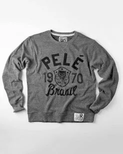 Pelé Brasil Grey Sweatshirt NEW ARRIVALS