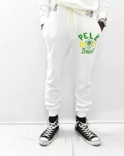 Pelé Brasil Ivory Sweatpants NEW ARRIVALS