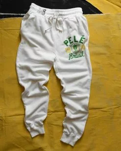 Pelé Brasil Ivory Sweatpants NEW ARRIVALS