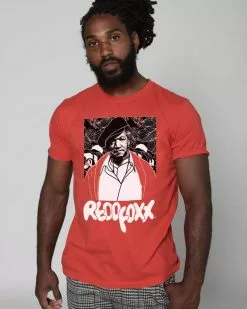 SPORT AND ICON Redd Foxx Vintage Red Cover Photo Tee