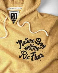 NEW ARRIVALS Ric Flair Nature Boy Yellow PO Hoody