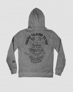 SPORT AND ICON Ric Flair 'You're Talking To The' Grey PO Hoody