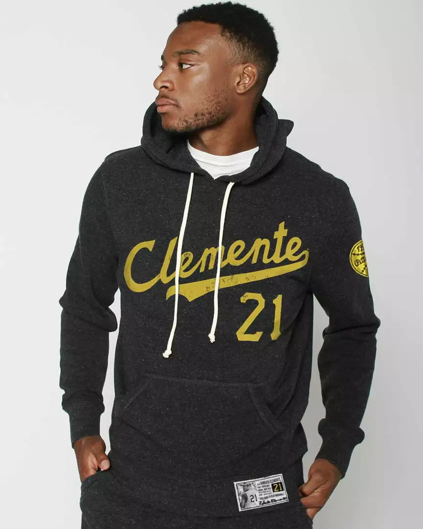 Roberto Clemente #21 Pullover Hoody SPORT AND ICON 3 Roberto Clemente #21 Pullover Hoody SPORT AND ICON