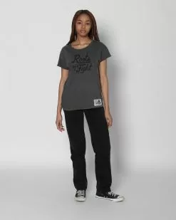ROF COLLECTION ROF Women's Grey Tee 15 ROF COLLECTION ROF Women's Grey Tee