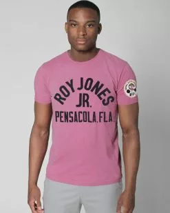 Roy Jones Jr. 9x Champion Pink Tee SPORT AND ICON