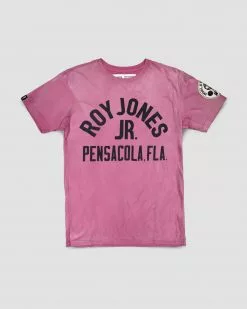 Roy Jones Jr. 9x Champion Pink Tee SPORT AND ICON