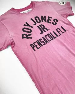 Roy Jones Jr. 9x Champion Pink Tee SPORT AND ICON