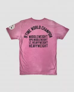 Roy Jones Jr. 9x Champion Pink Tee SPORT AND ICON