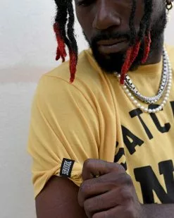 Satchel Paige NY Yellow Tee NEW ARRIVALS