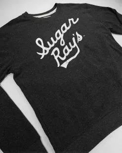 SPORT AND ICON Sugar Ray Robinson Black Sweatshirt