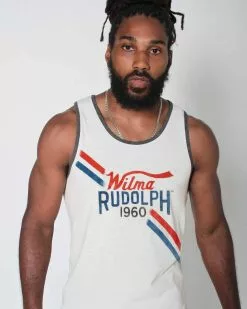 Wilma Rudolph 1960 Vintage White Tank SPORT AND ICON