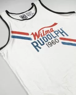Wilma Rudolph 1960 Vintage White Tank SPORT AND ICON