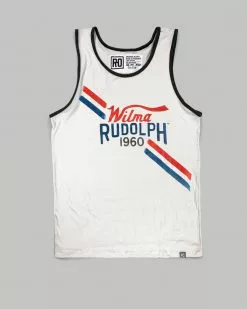 Wilma Rudolph 1960 Vintage White Tank SPORT AND ICON