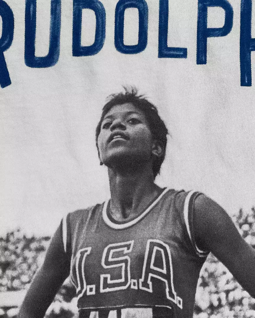 SPORT AND ICON Wilma Rudolph Photo Women's Tee 7 SPORT AND ICON Wilma Rudolph Photo Women's Tee